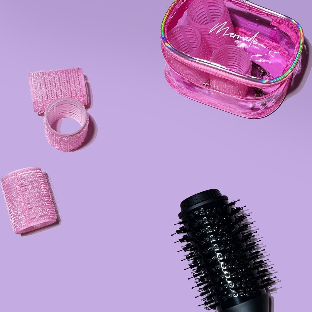 Сет увијача за косу „Mermade Hair“ са чичак траком – 1 комад