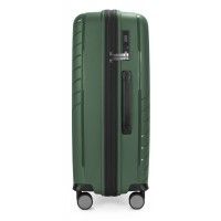 TXL - Valiză de dimensiuni medii, carcasă rigidă, albastru închis mat, TSA, 66 cm, 73 litri