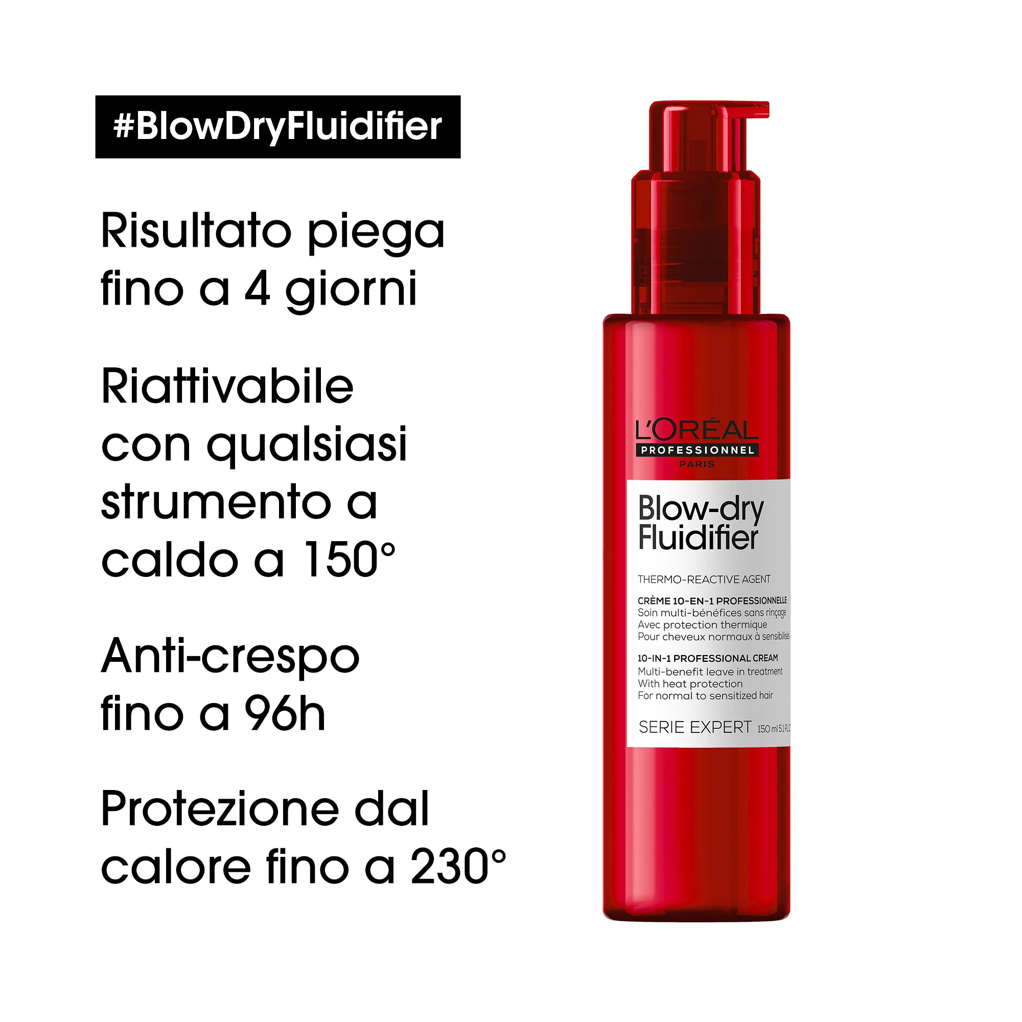 SERIE EXPERT New Blow-Dry Fluidifier - Crema Capelli
