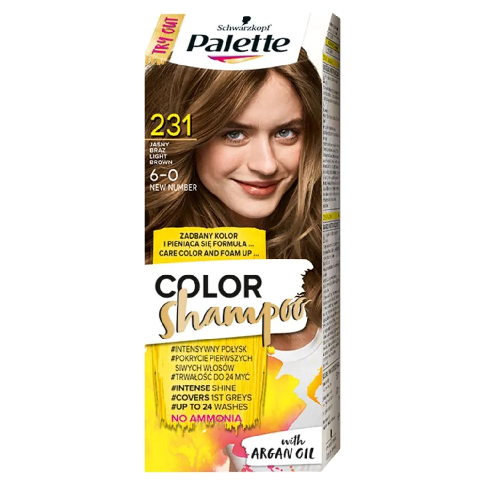 Palette Szampon Koloryzujący 231 Jasny Brąz