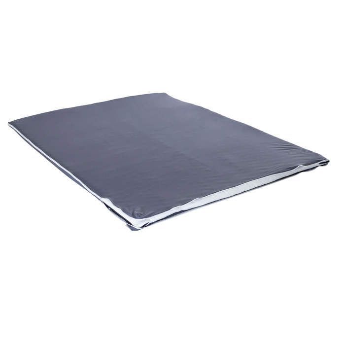 Funda de colchón de punto color antracita, 100 % algodón elástico, 180 x 200 cm - Anthracite - Terre de Nuit