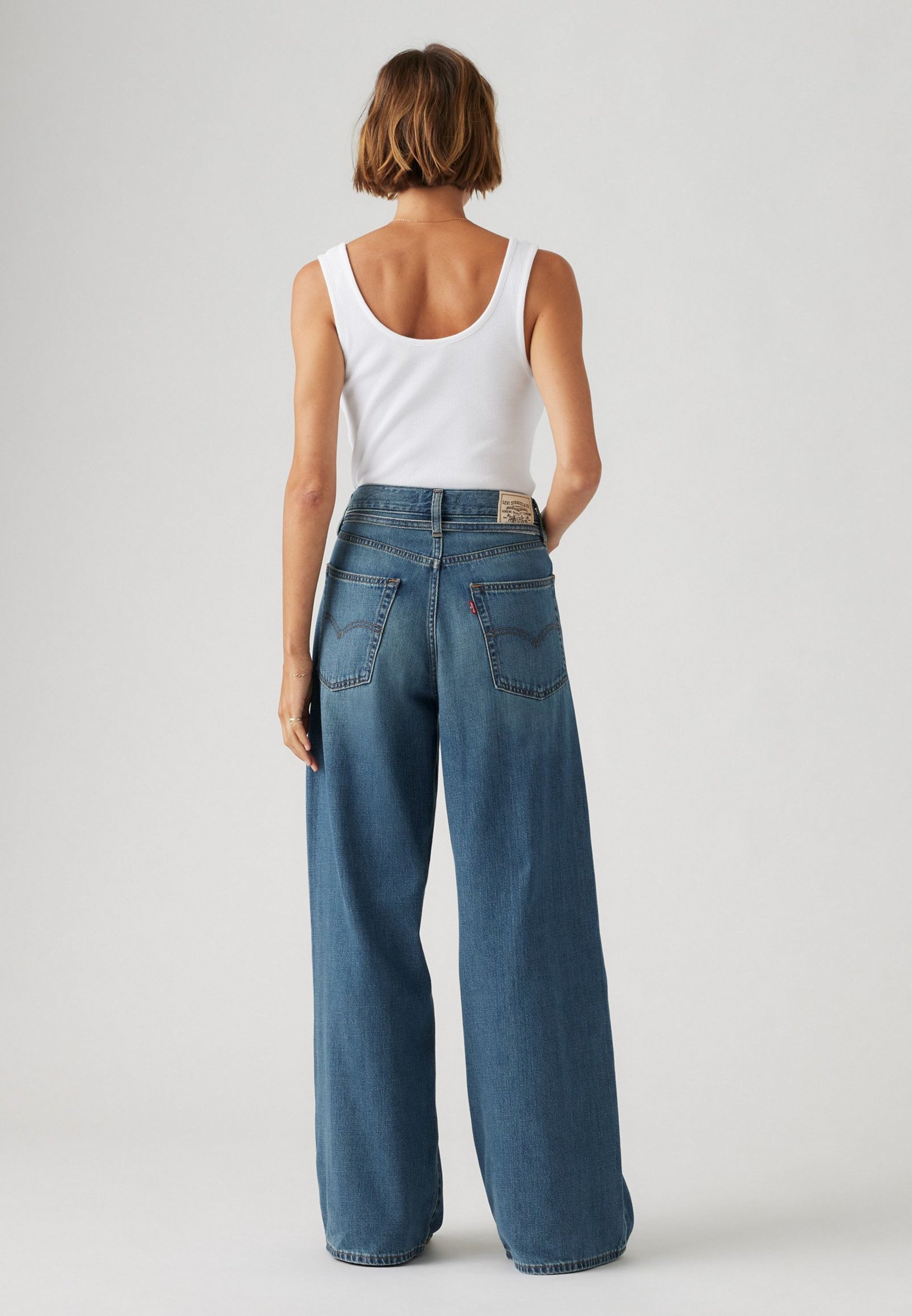 Levi's® XL STRAIGHT - Relaxed fit jeans - stop met het pluizen van linnen + denim