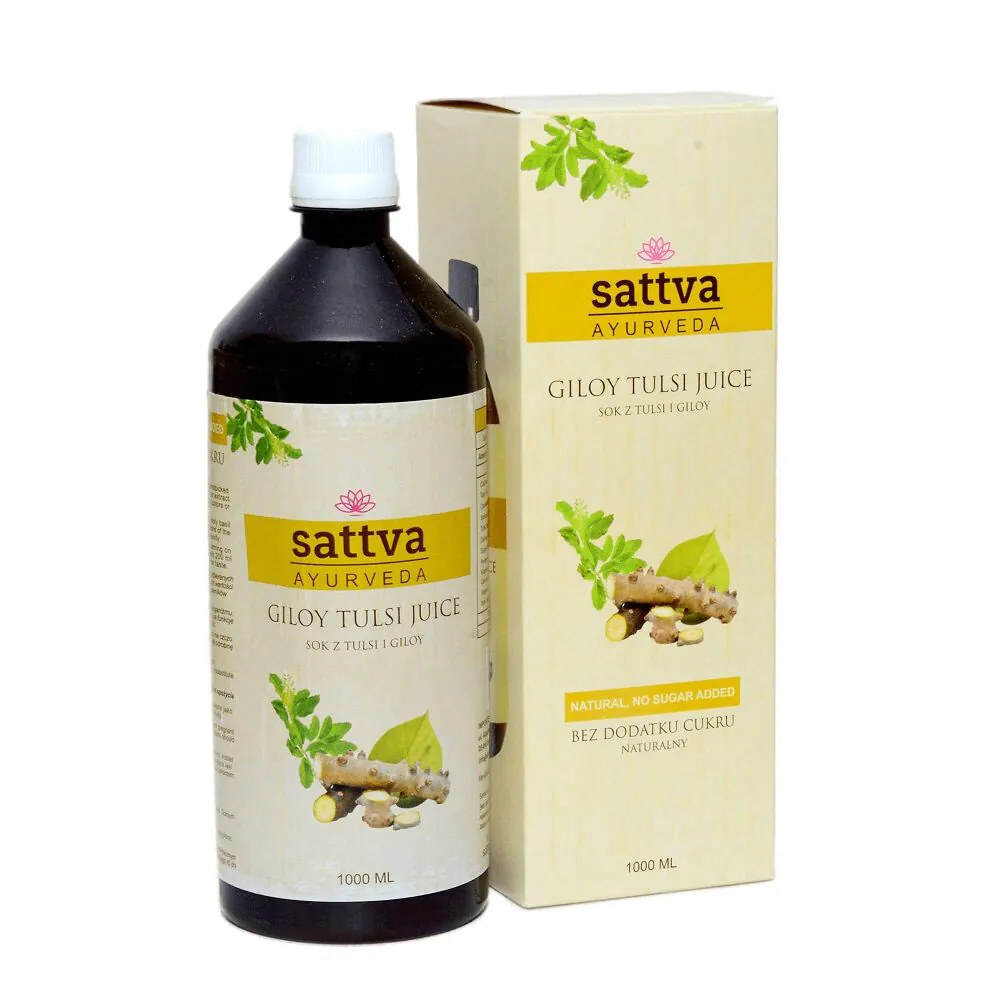 Sattva Ayurveda Sok z Giloy i Tulsi