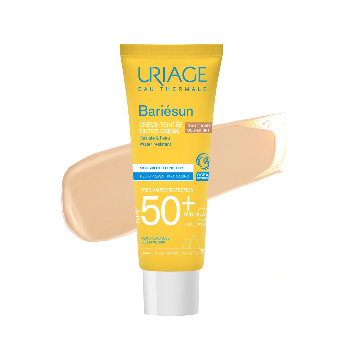 Bariésun SPF50 krēms, zelta tonis Aizsardzība pret sauli no aptiekas