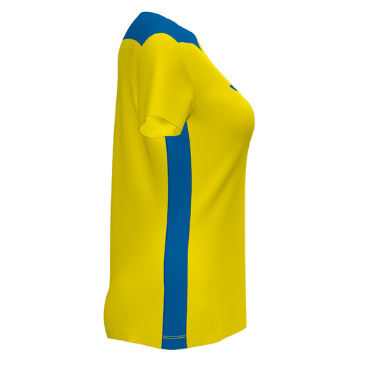  Joma Championship VI Short Sleeve T-Shirt Royal Yellow