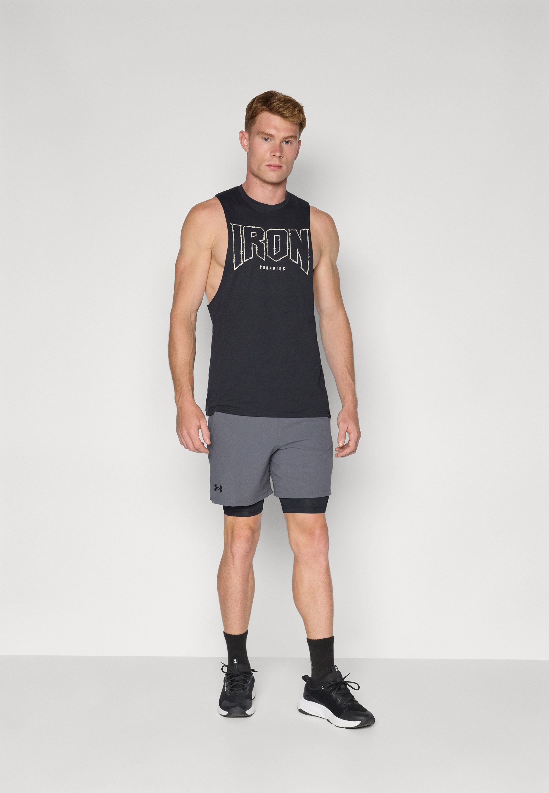 Canotta Under Armour - Top - nero/pietra