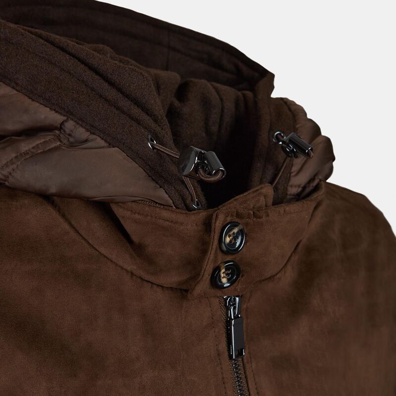 Bomber da uomo con cappuccio