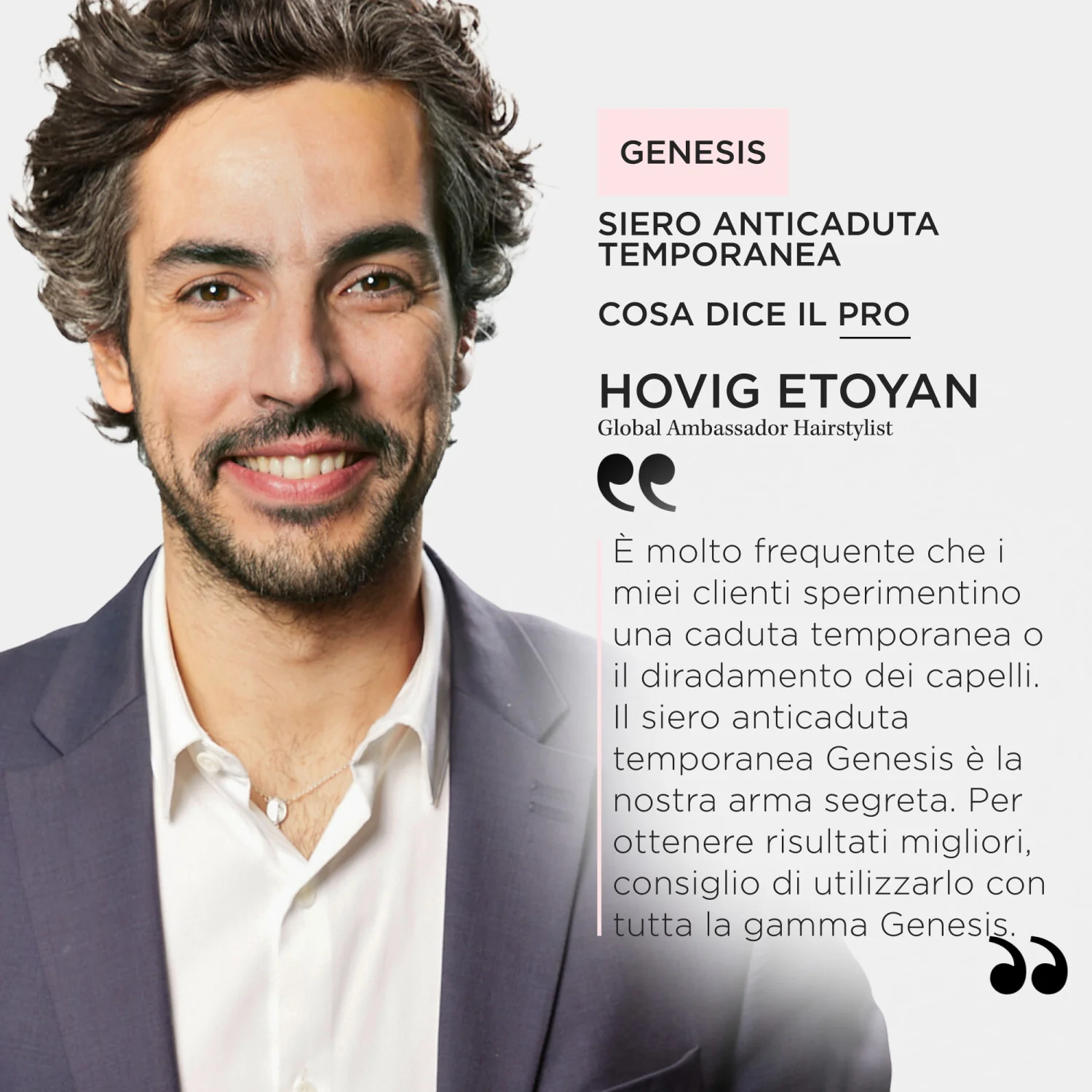 Genesis Sérum Anti-Chute Fortifiant - Siero Capelli, Trattamento Anticaduta Capelli