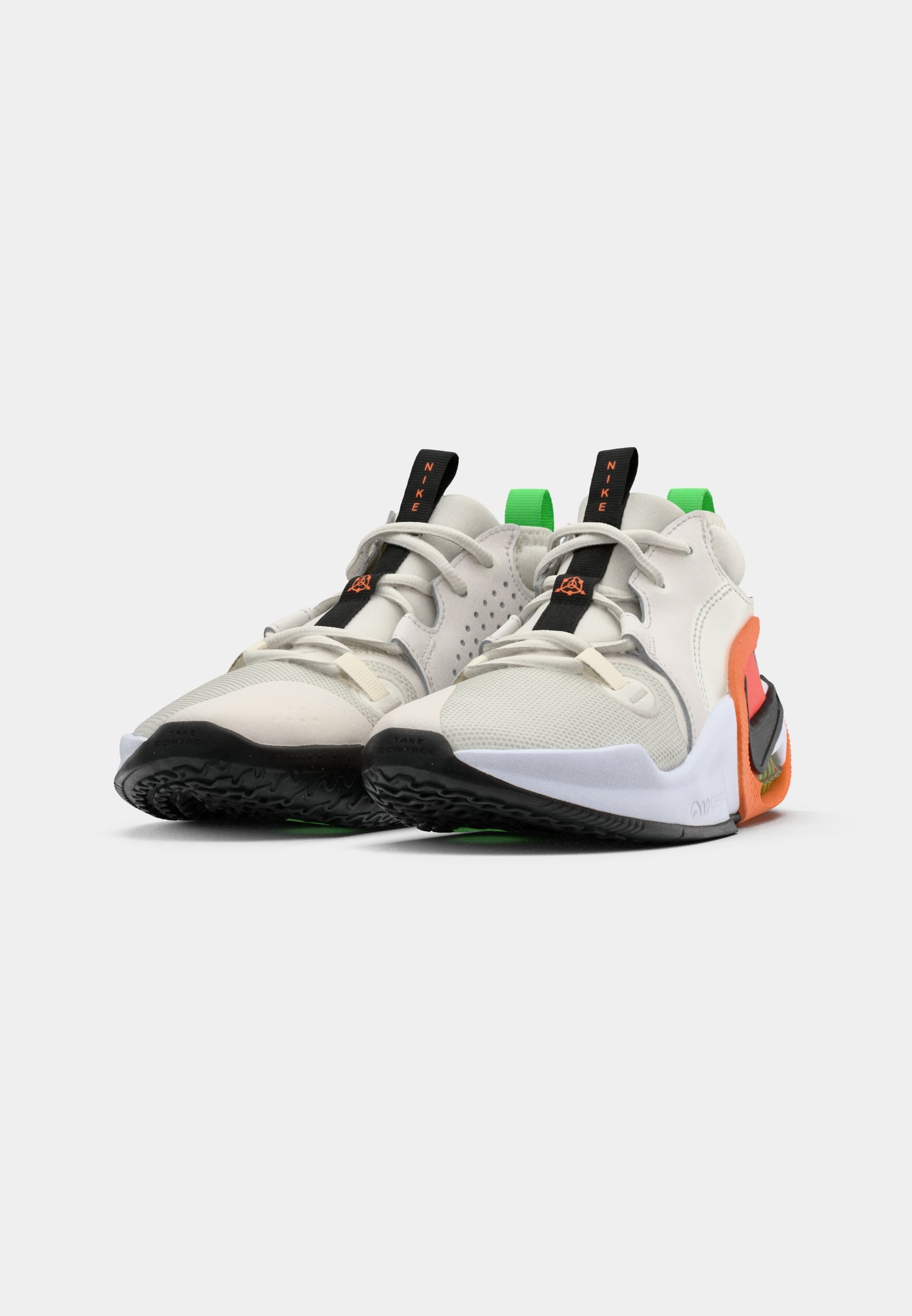 Nike Performance AIR ZOOM CROSSOVER 2 UNISEX - Basketbalschoenen - phantom/zwart/turf oranje/total orange