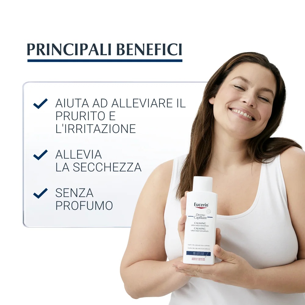 EUCERIN Eucerin DermoCapillaire Shampooing Apaisant 250 ml Cuir chevelu sec et irrité