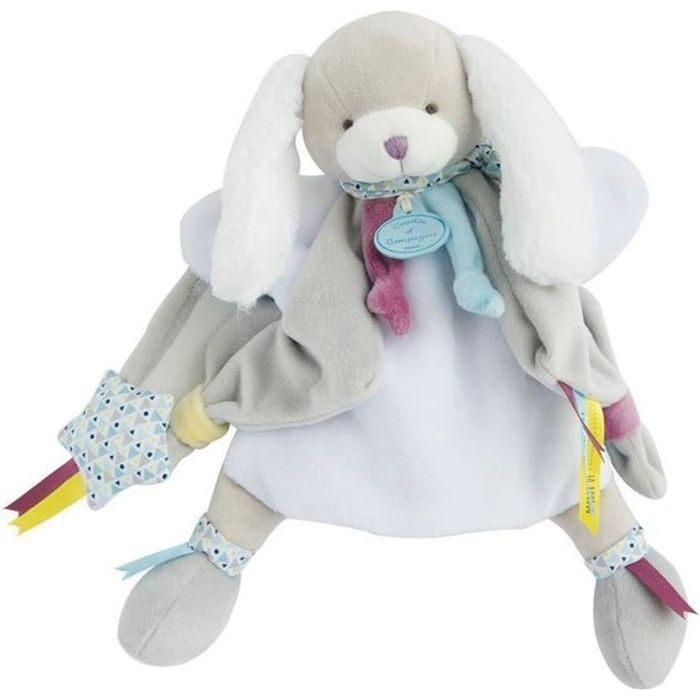 Doudou marionnette - DOUDOU ET COMPAGNIE - Toopi le chien Boy - Gris - Dès la naissance