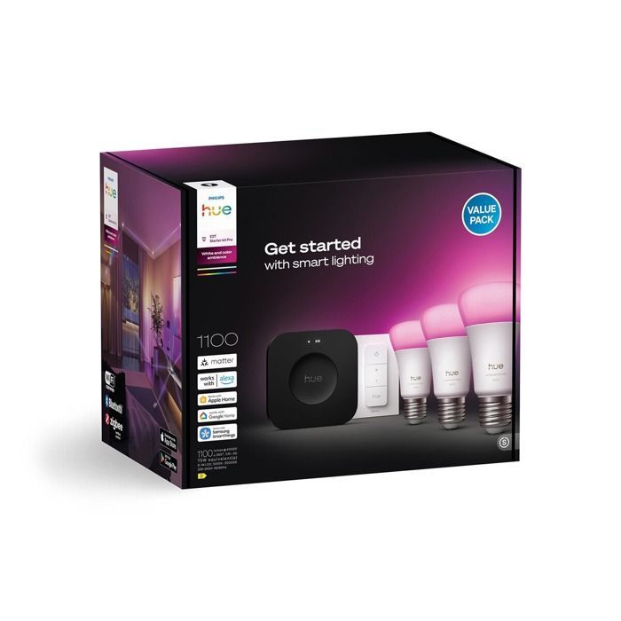 Ampoules connectées Philips Hue Hue WCA A60 E27 3KIT sw Pro EU