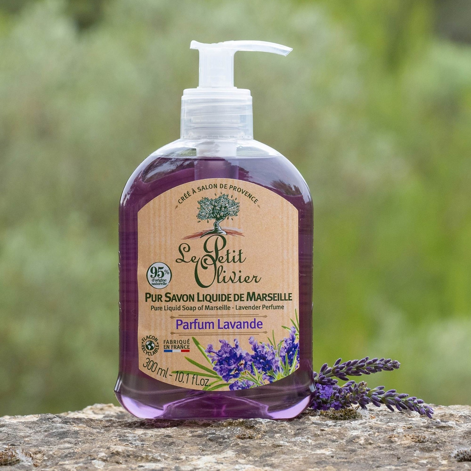 Le Petit Olivier Pur Savon Liquide de Marseille Parfum Lavande