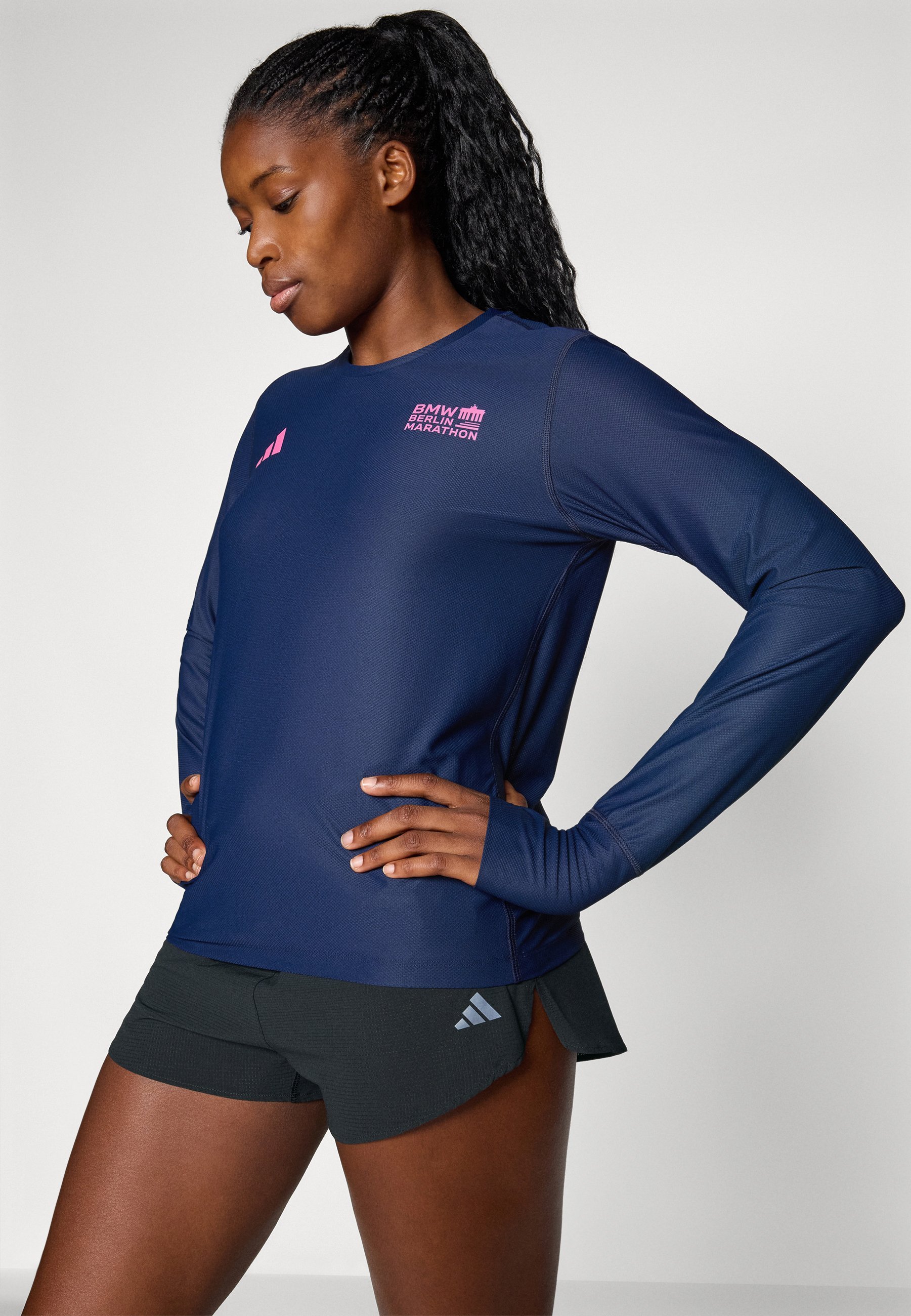 adidas Performance BER25 OTR LS – Langarmshirt – College Navy