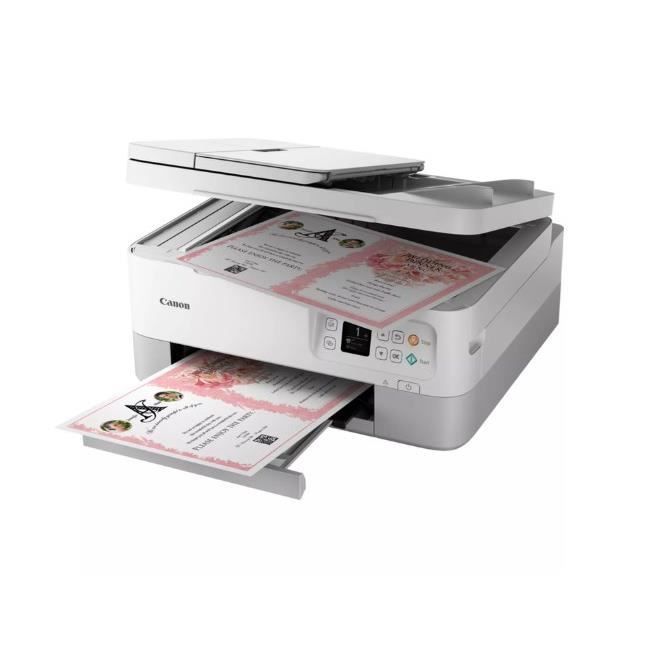 Multifunction Printer - CANON - PIXMA TS7451i - Wi-Fi - 2 FINE Cartridges - Color - Automatic Duplex Printing