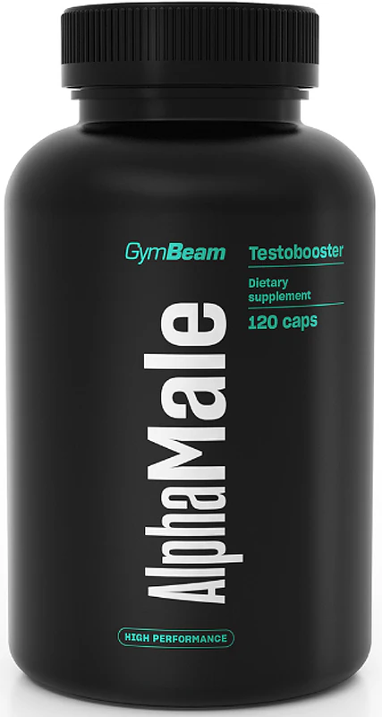 GymBeam AlphaMale TestoBooster voedingssupplement capsules voor prostaat, potentie en vitaliteit