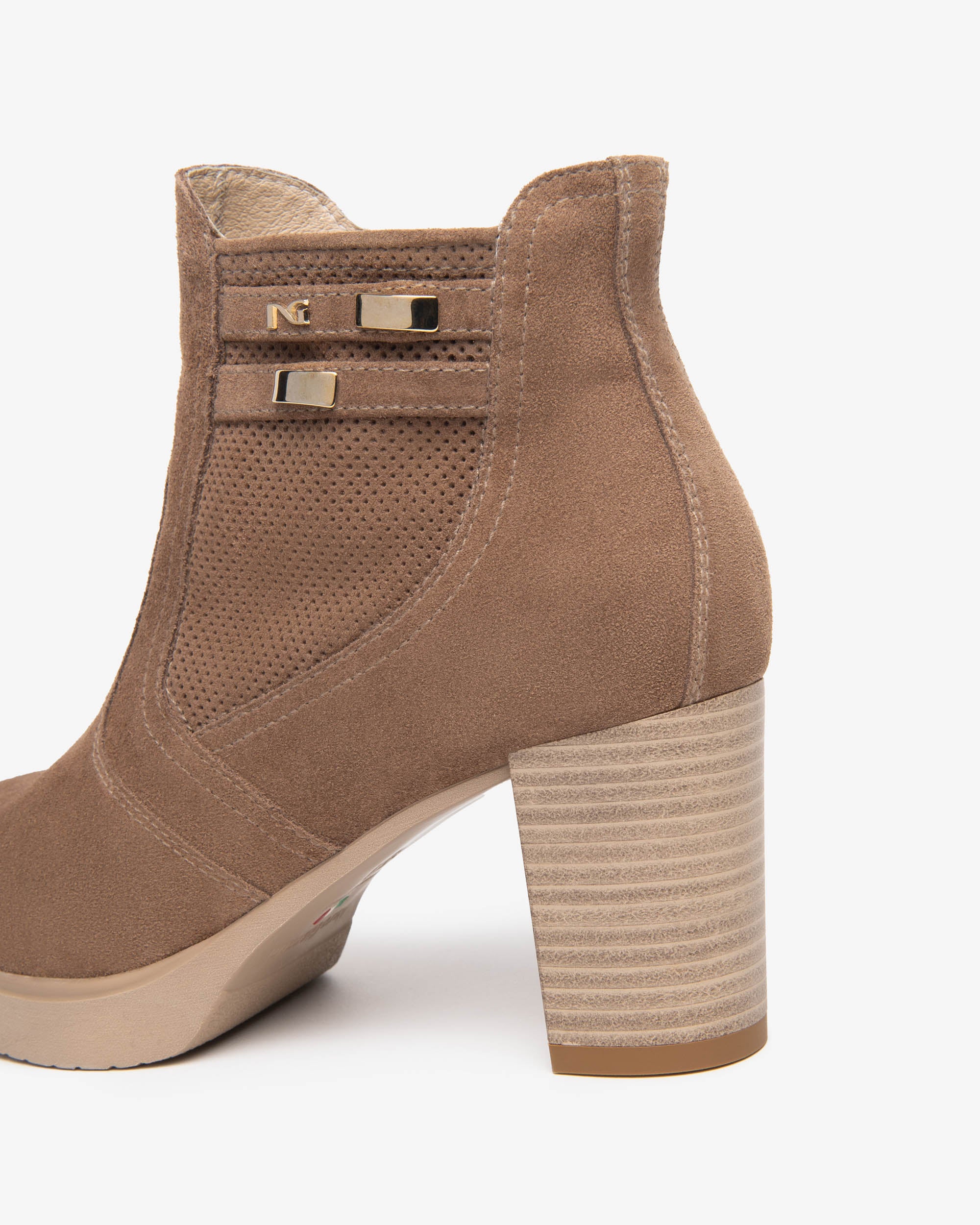  Damen-Wildlederstiefeletten