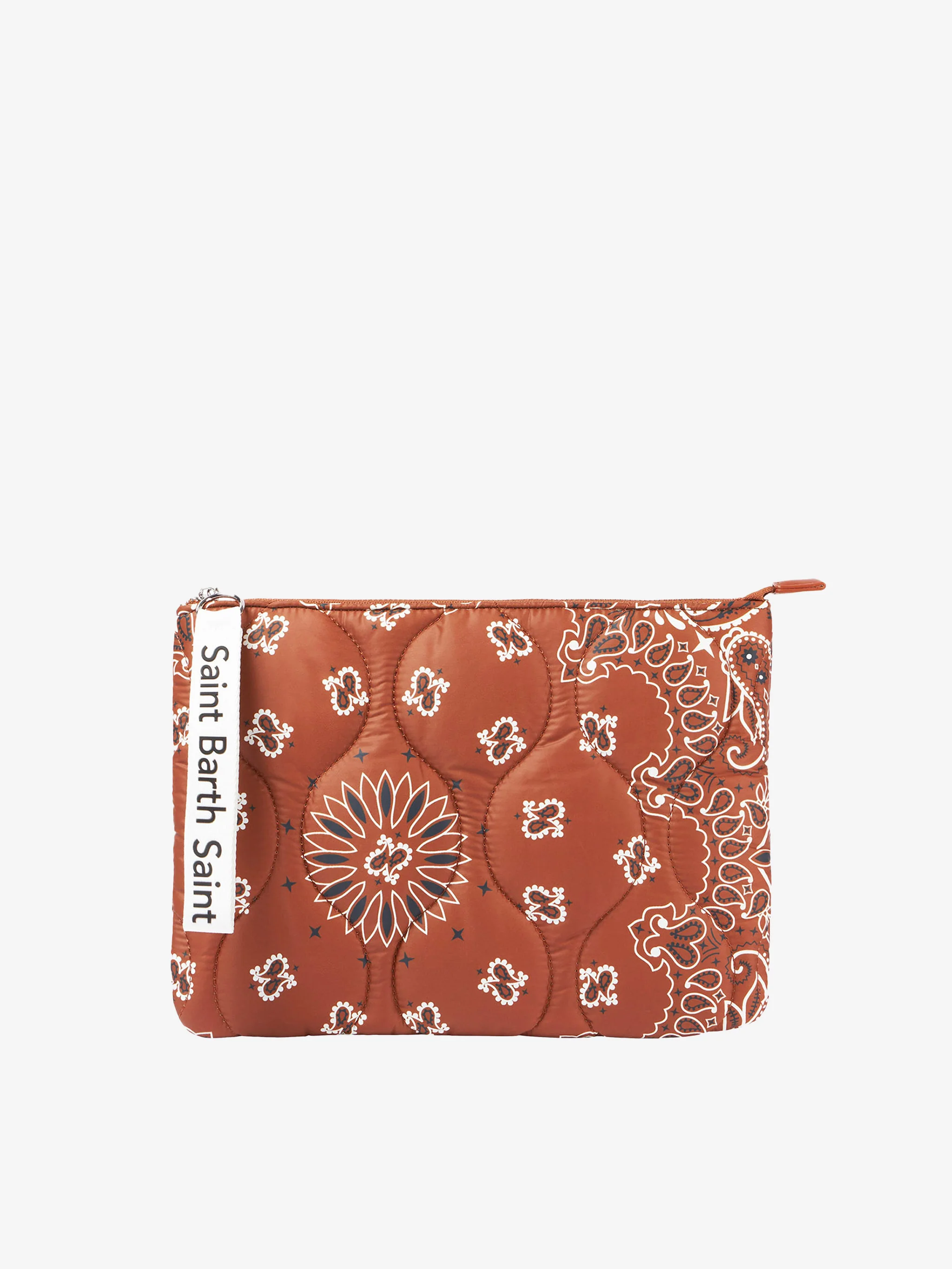 Pochette rembourrée à imprimé bandana