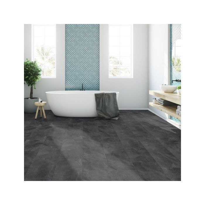 Laminate floor tiles - Kitchen and bathroom - Boracay stone - Pack of 1.474 m²