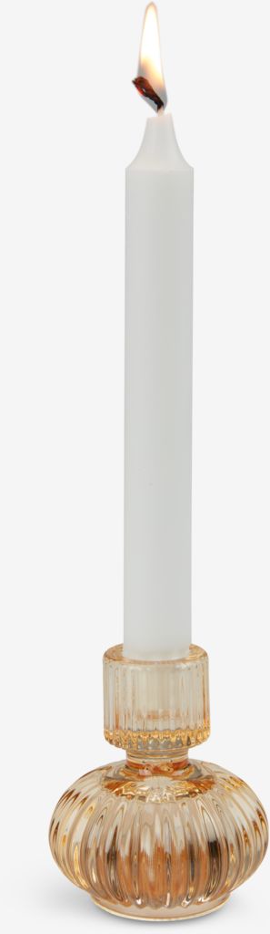 FRODE Svietnik FRODE Ø8xV9cm žltý
