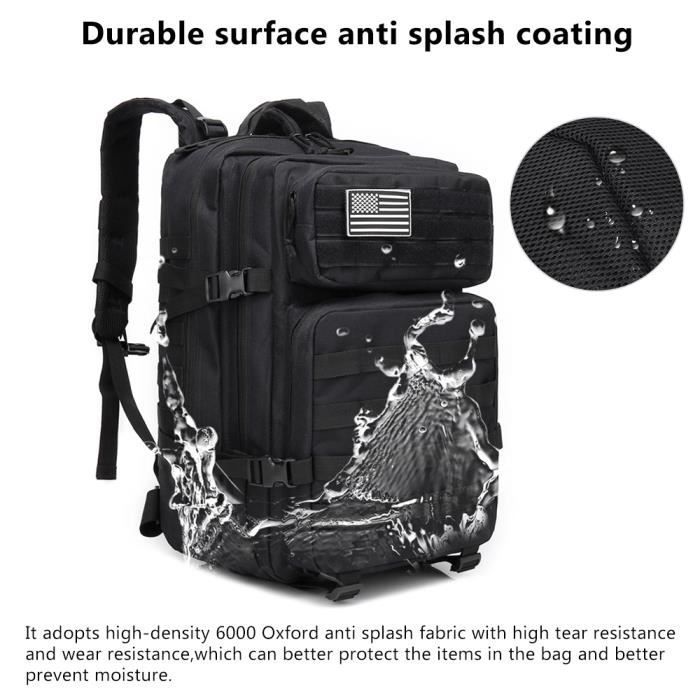 Zaino tattico militare da 45 litri, zaino da trekking, borsa di sopravvivenza, zaino da viaggio, zaino militare da trekking, tattico dell'esercito.