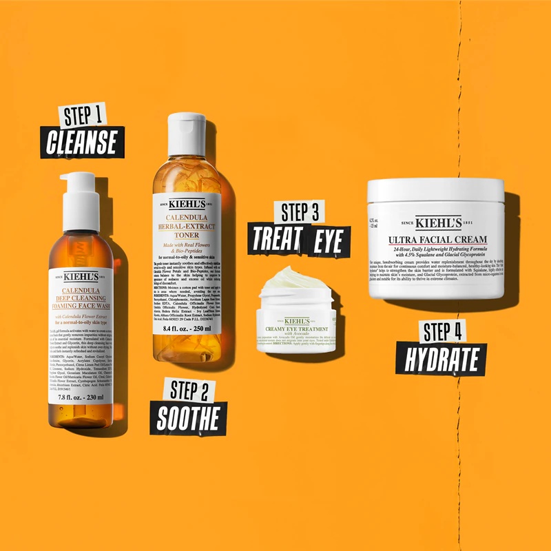 Kiehl's Calendula Herbal-Extract Toner sejas toneris bez alkohola