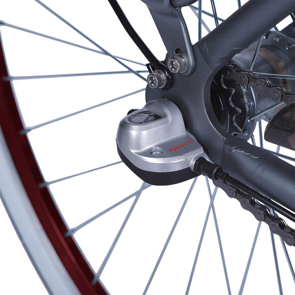 Alu-Elektro-City-Bike, Damen, grad