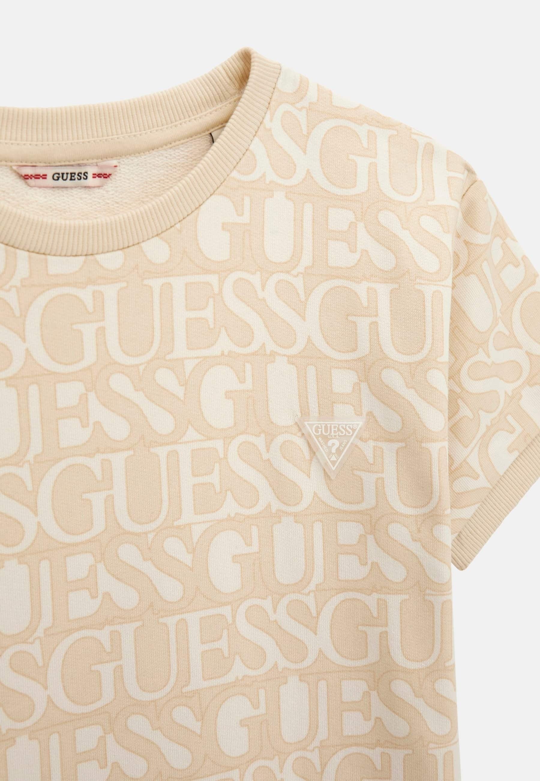 Guess ALLOVER-LOGO - Pulóverruha - sokszínű bézs