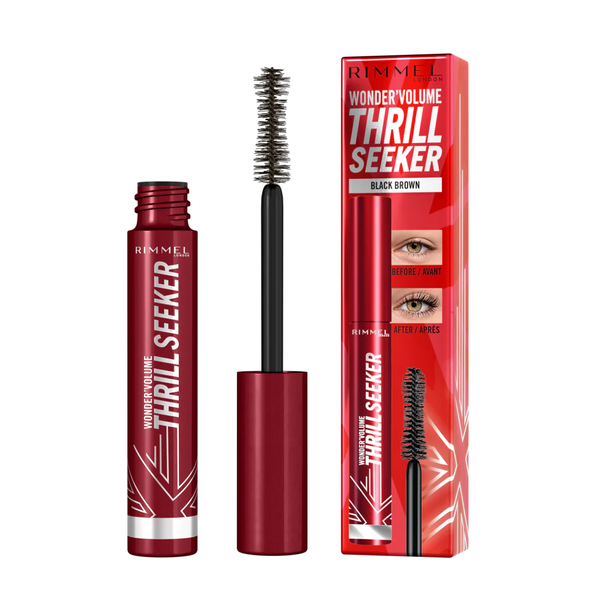 Rimmel Volume Thrill Seeker Tusz do rzęs, Brown Black