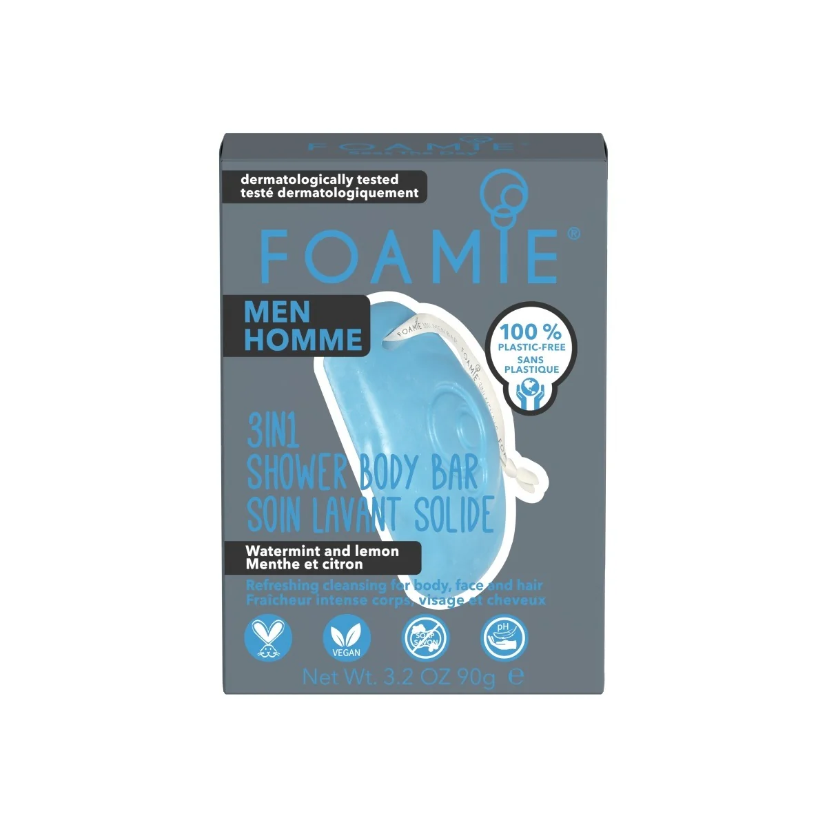 Corpo Seas the Day 3in1 For Men detergente solido - Bagno e Doccia, Sapone detergente viso