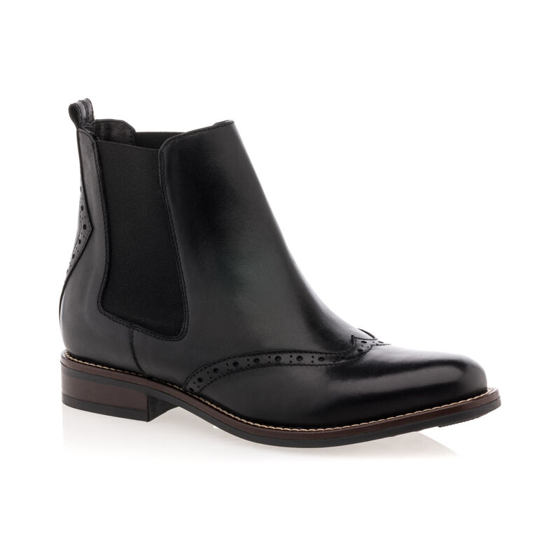 Schwarze Damenstiefel / Stiefeletten