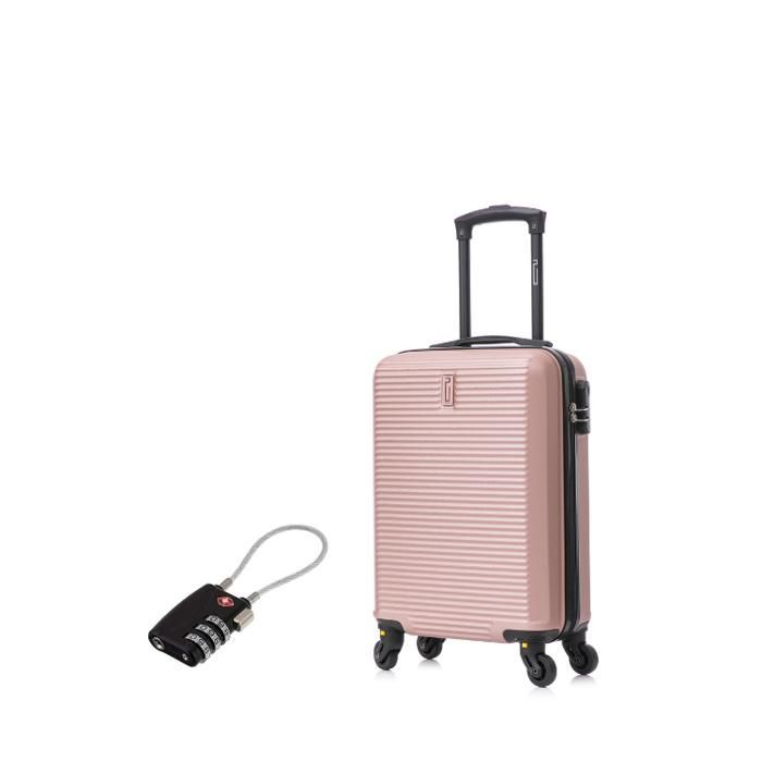 EasyJet-matkustamolaukku 45x36x20cm | CELIMS-viikonloppulaukku | EasyJet-matkustamolaukku | Irrotettavat pyörät | Riippulukko | Ruusukulta