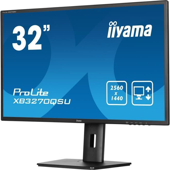 Ecran PC - IIYAMA - XB3270QSU-B1 - 32 pouces - WQHD 2560x1440 - LED IPS