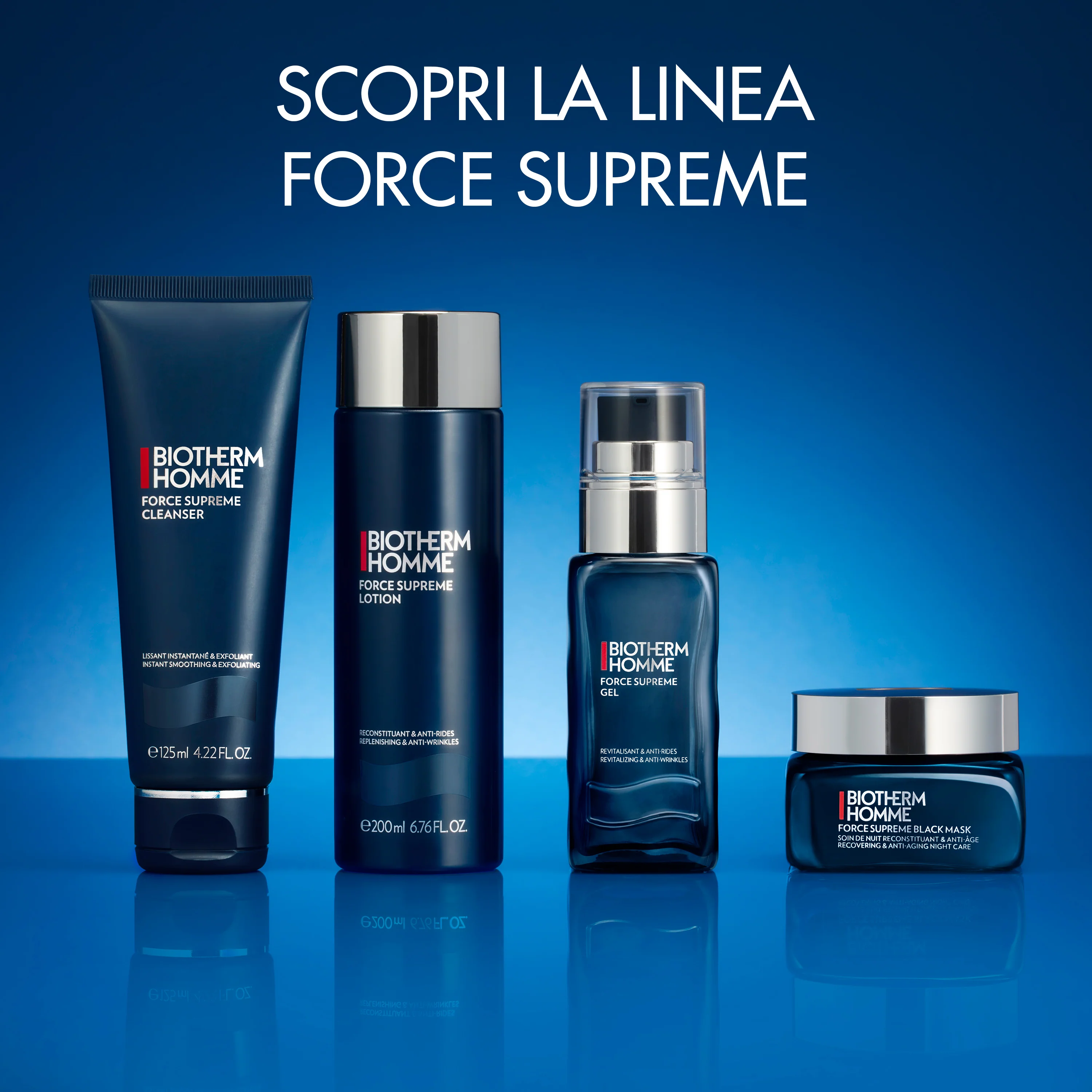 Biotherm Homme Force Supreme Gel - Gel viso antirughe