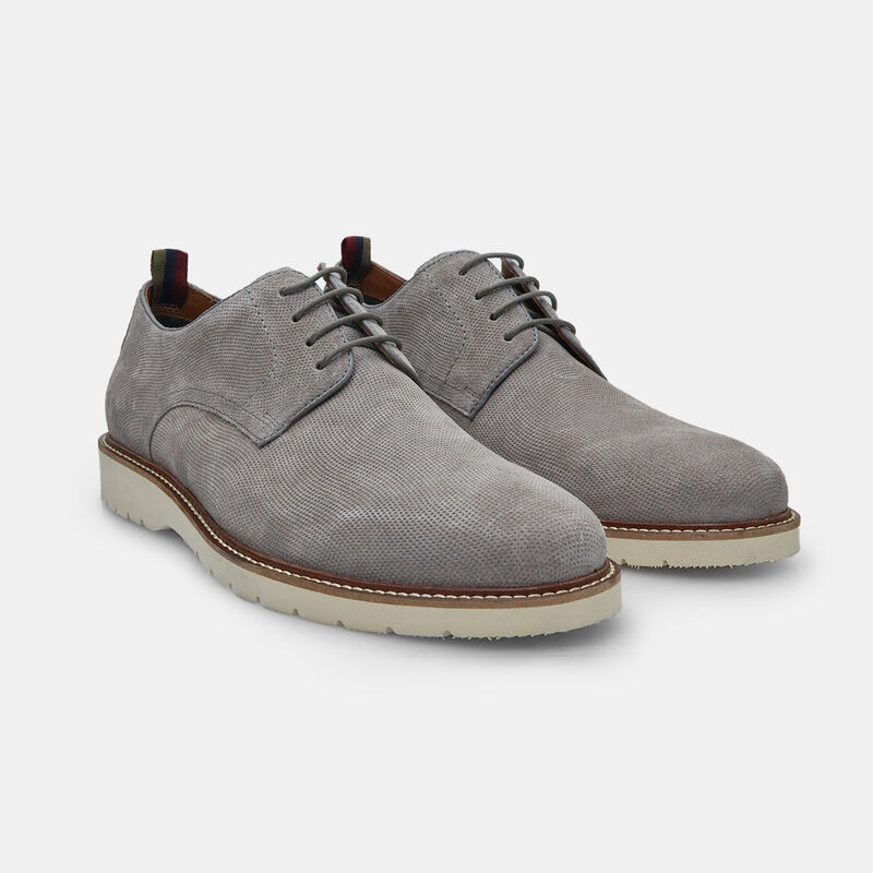 Zamszowe buty sznurowane