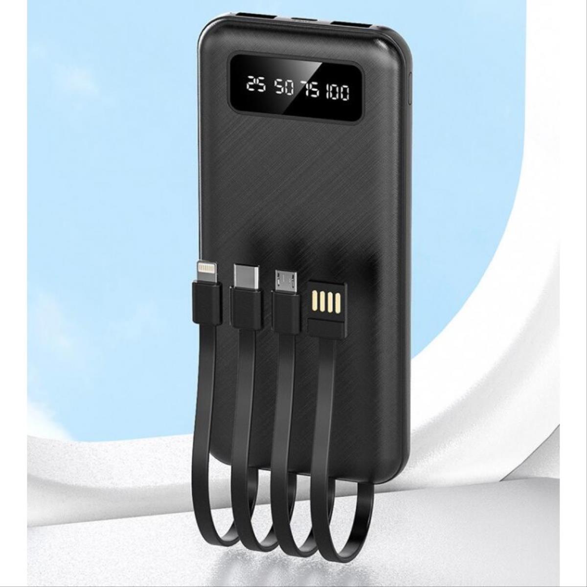  Externí baterie Smartek 20000 Mah Con Cable Incorporado Micro Usb,usb-c,usb Y Lightning W