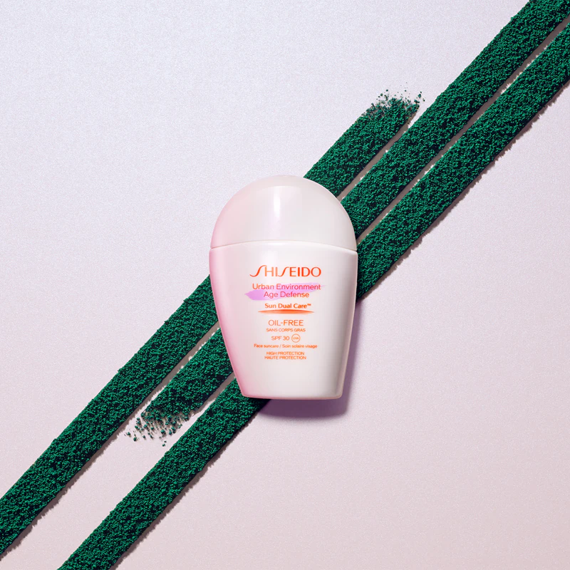 Protetor solar facial matificante Shiseido Sun Care Urban Environment Age Defense FPS 30