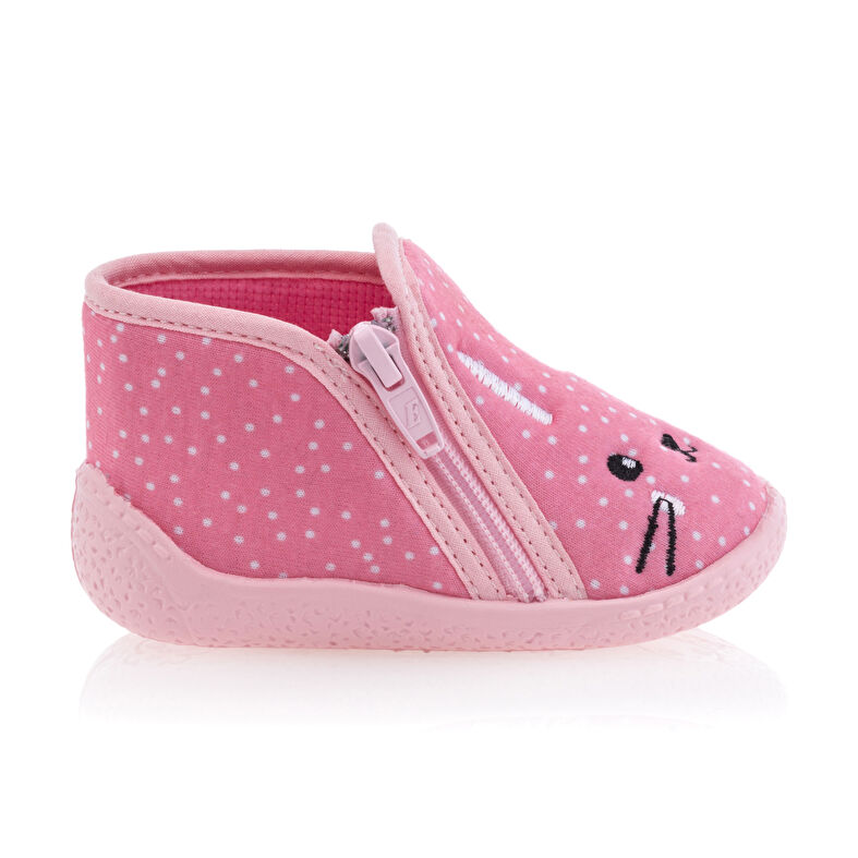 Pantuflas rosas para bebé niña
