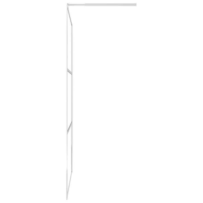 vidaXL Walk-in Shower Enclosure Shower Cabin Shower Partition Bathroom Home Interior ESG Clear Glass 146635