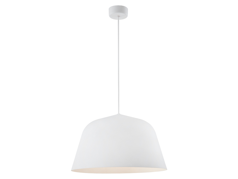 Lampa wisząca Meido metalowa biała