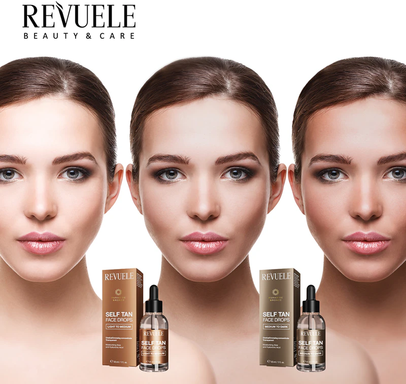 Revuele Paradise Bronze Self Tan Face Drops