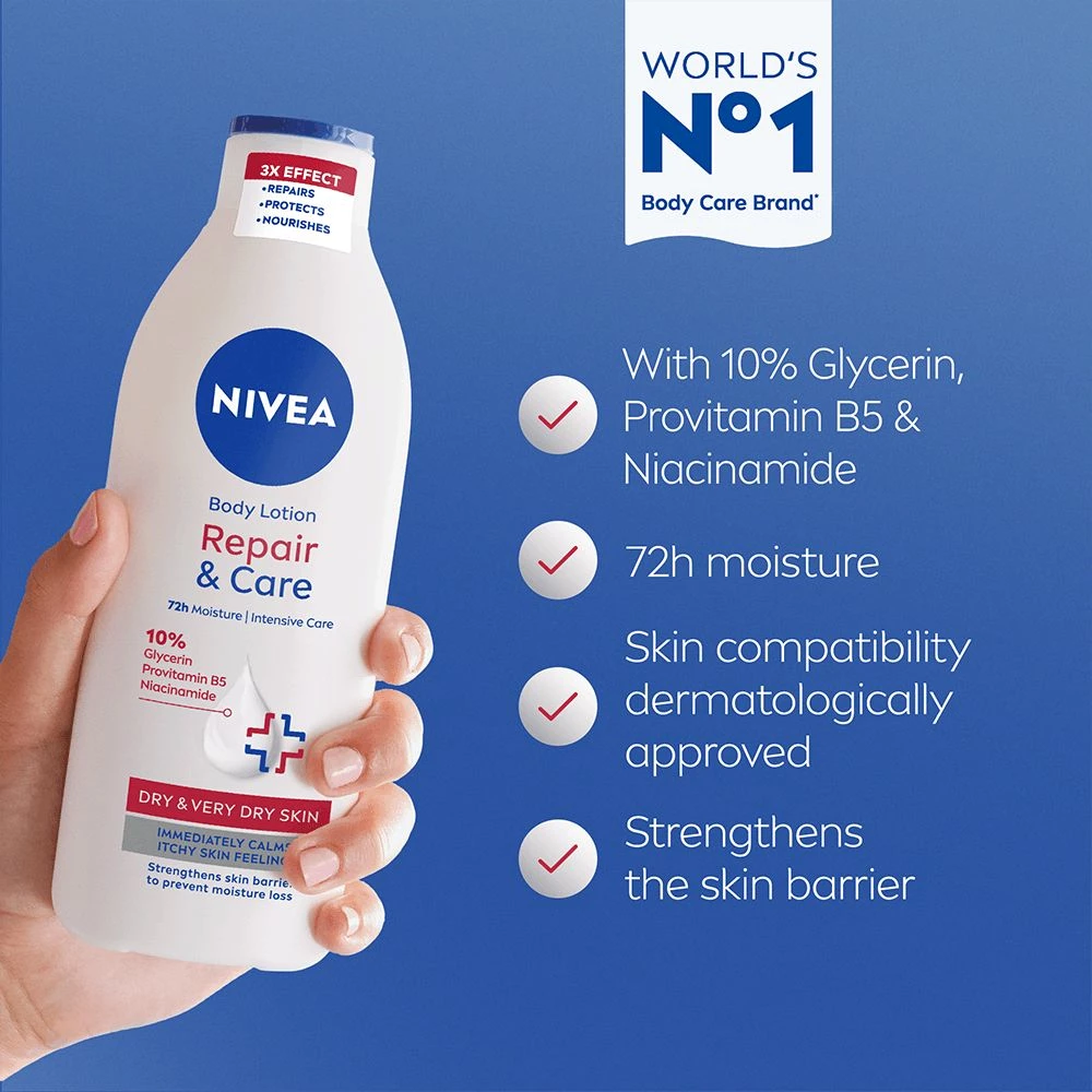NIVEA Regeneráló és Ápoló Testápoló 250 ml