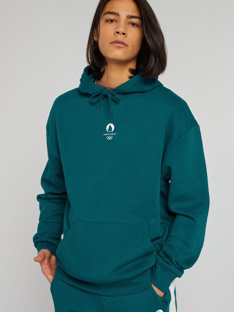 Parijs 2024 Fleece Hoodie - GROEN