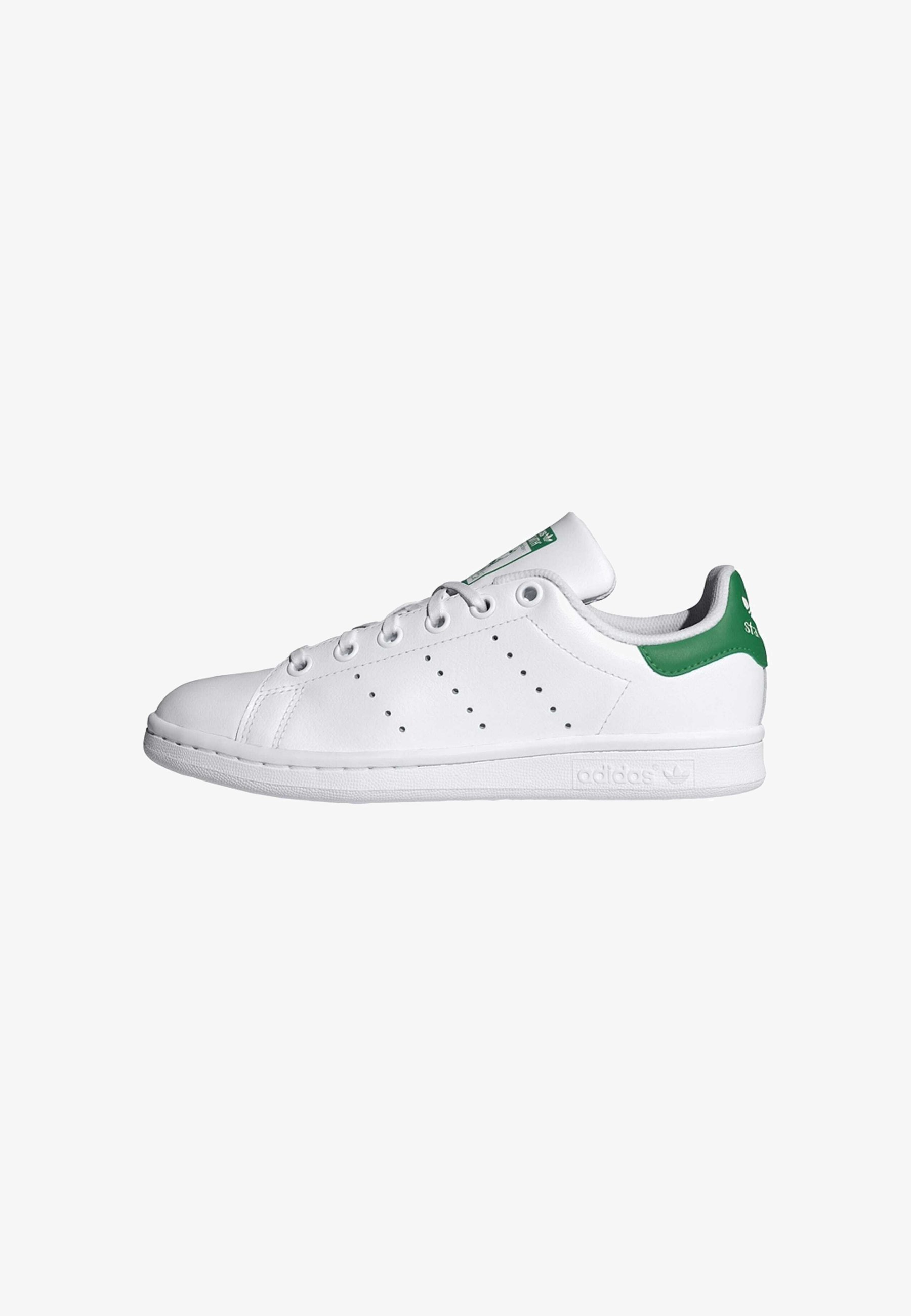 adidas Originals STAN SMITH KIDS - Sneaker - ftwr weiß ftwr weiß grün