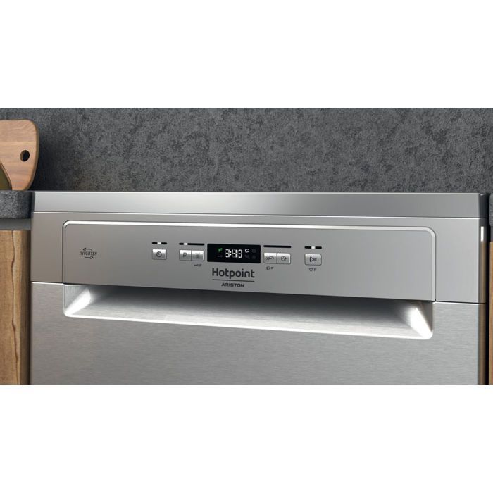 HOTPOINT  Lave vaisselle posable  Inox  HFC3C26FX