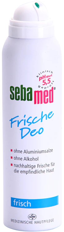 Desodorante Sebamed Body Care Fresh Deo sem álcool e alumínio.