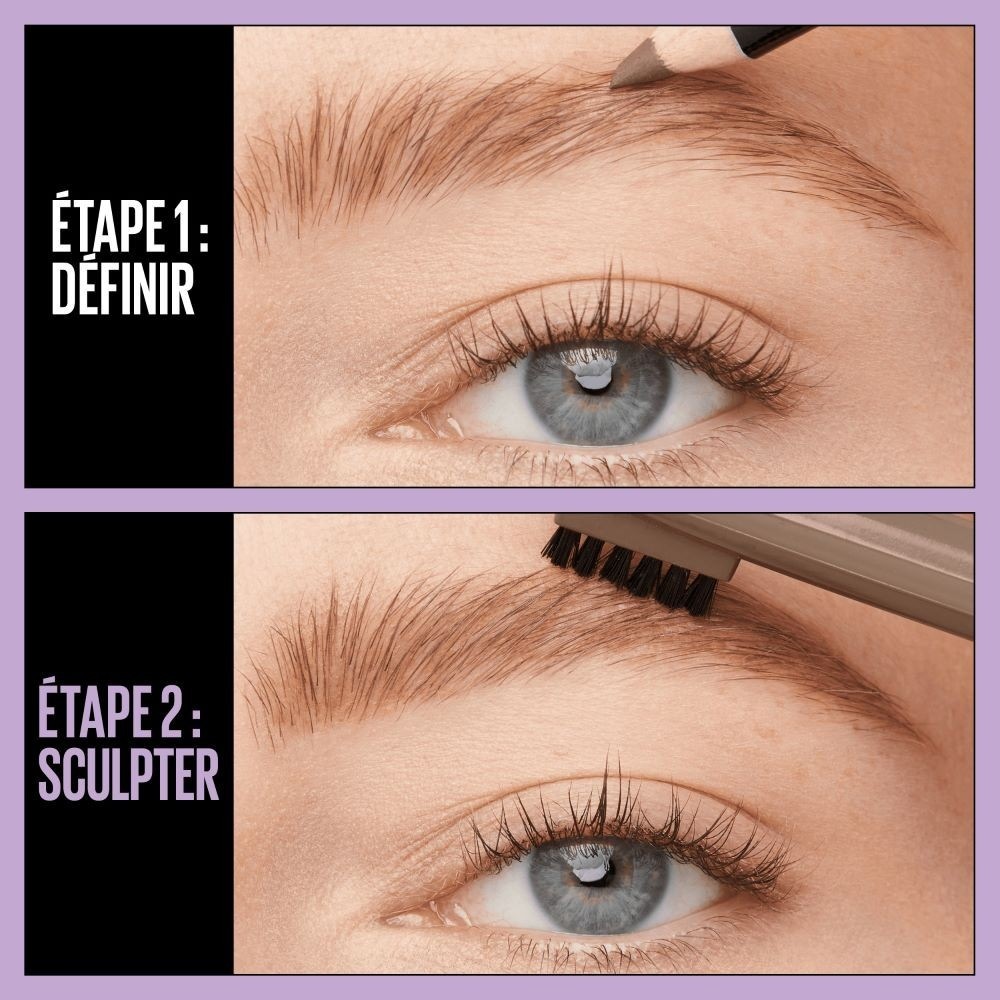 Maybelline Crayon à sourcils avec brosse intégrée