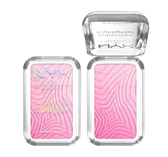 NYX Professional Makeup Buttermelt rozświetlacz do twarzy w kompakcie 15 U Butta Werk 5 g