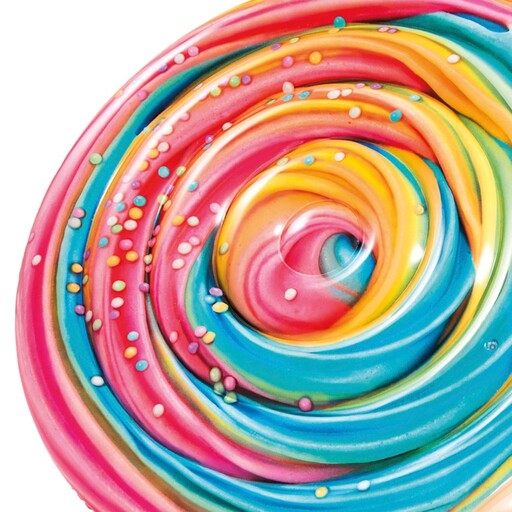 Intex napihljiva vzmetnica Lollipop večbarvna 127x25x198 cm