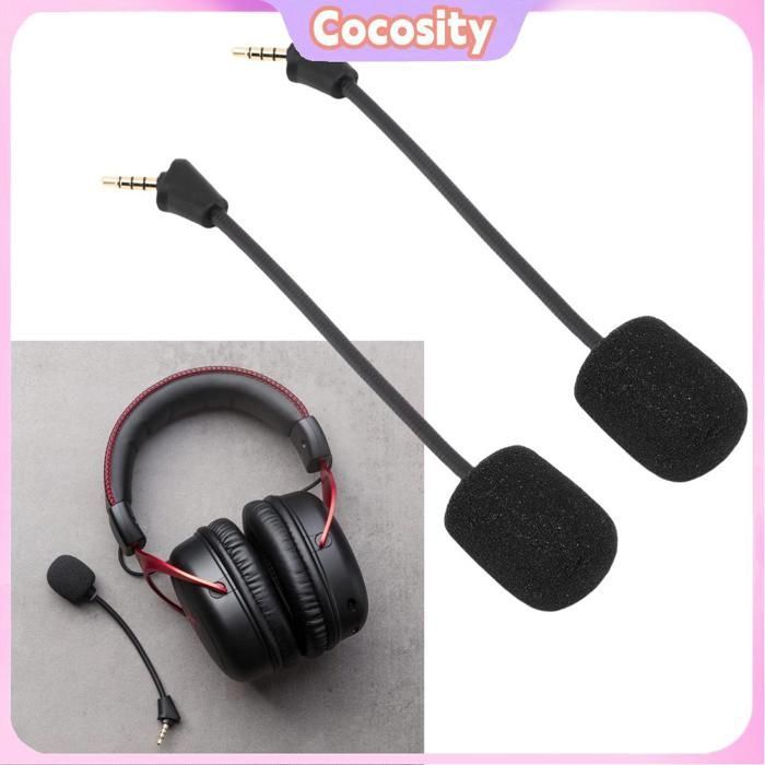 Micrófono de repuesto para auriculares inalámbricos para juegos Cocosity, brazo de micrófono de repuesto para sonido de proyector